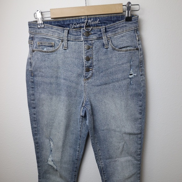 Universal Thread High-Rise Distressed Skinny Jeans - Picture 1 of 6